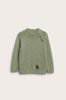 Baby & Kids green knitted jumper