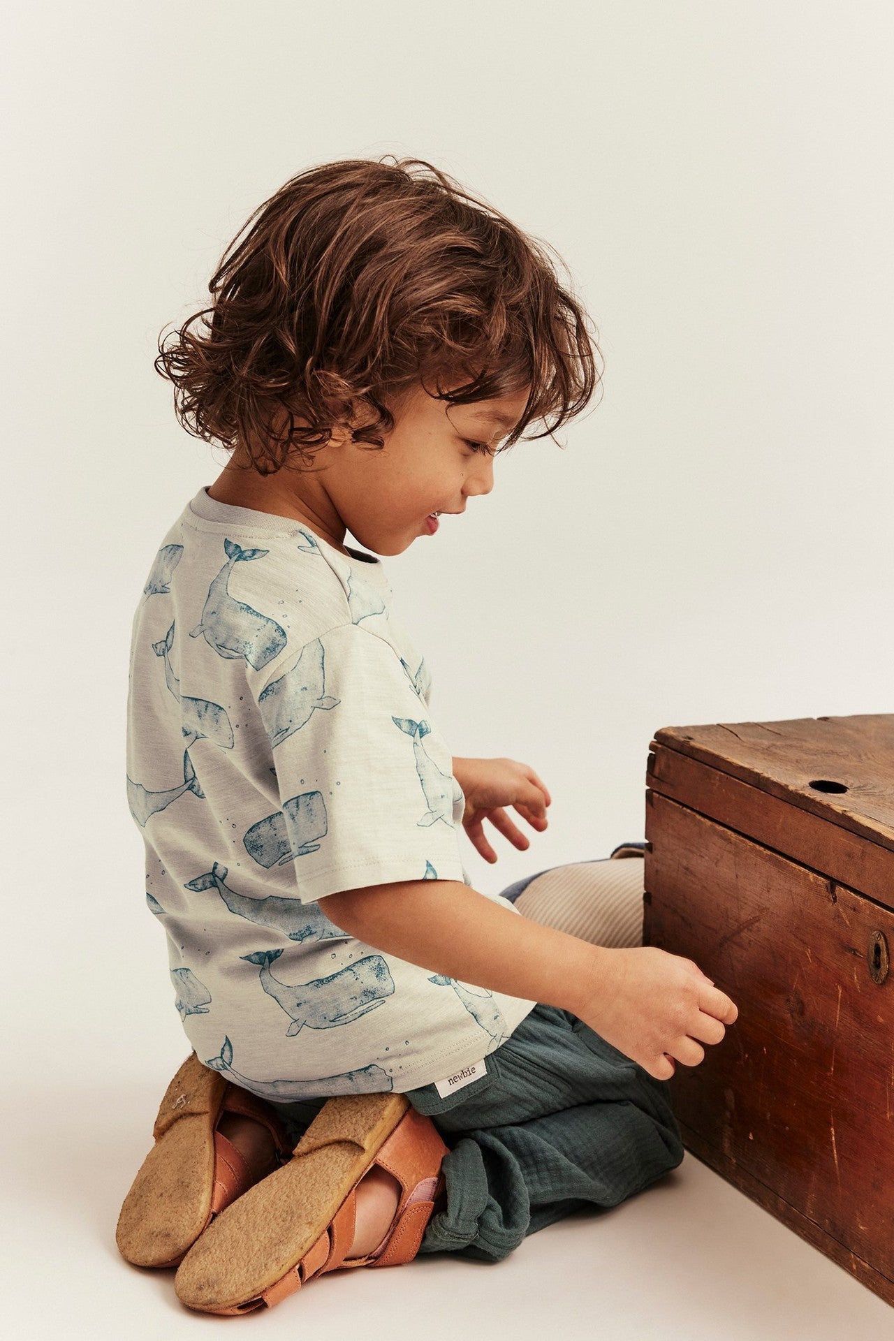 Baby & Kids whale‑print t‑shirt