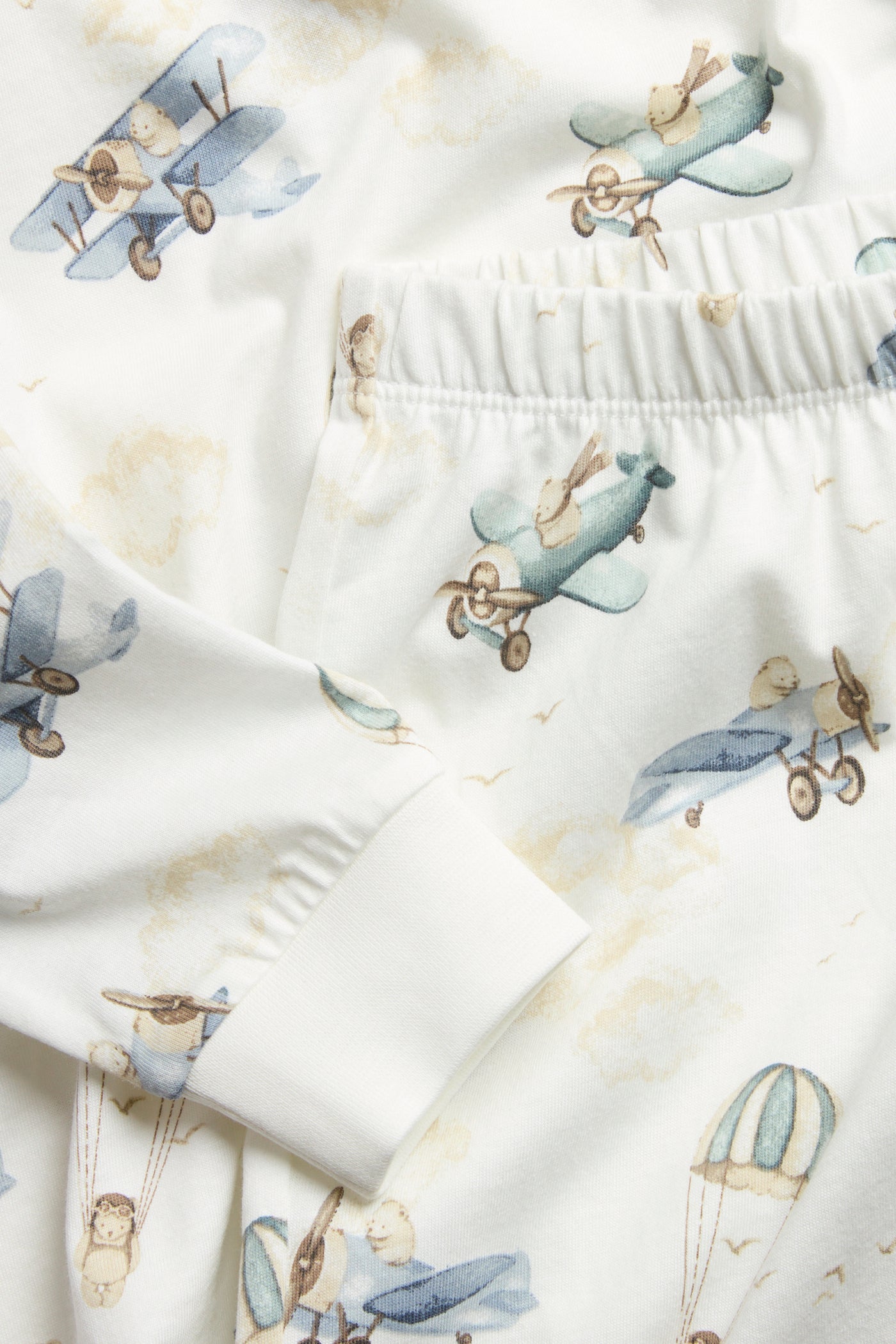 Baby & kids' white hot air balloon pyjamas