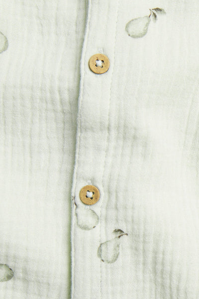 Baby romper with pear pattern