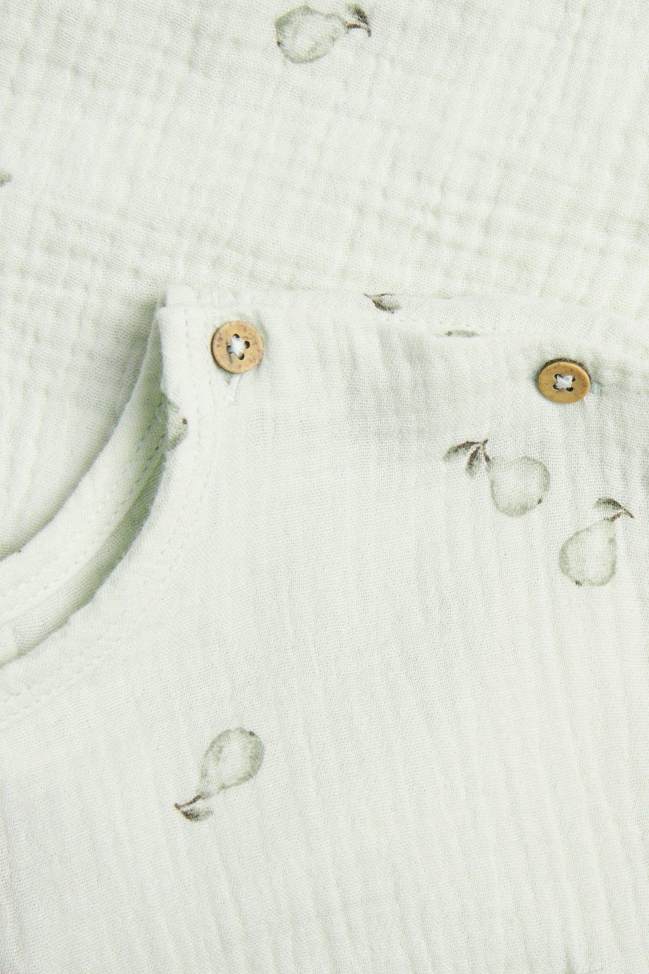 Kids pear patterned muslin top