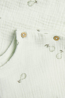Kids pear patterned muslin top