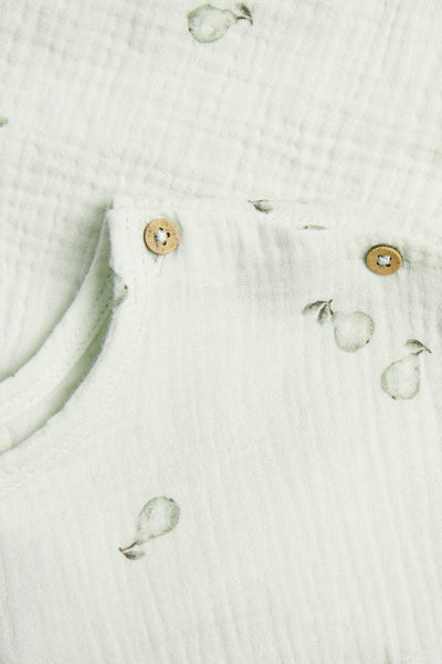 Kids pear patterned muslin top