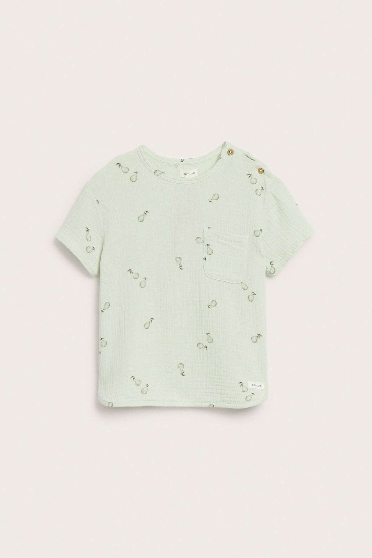 Kids pear patterned muslin top