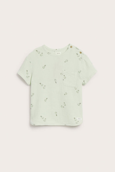 Kids pear patterned muslin top