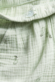 Kids patterned muslin shorts