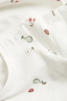 Baby short-sleeved knit bodysuit