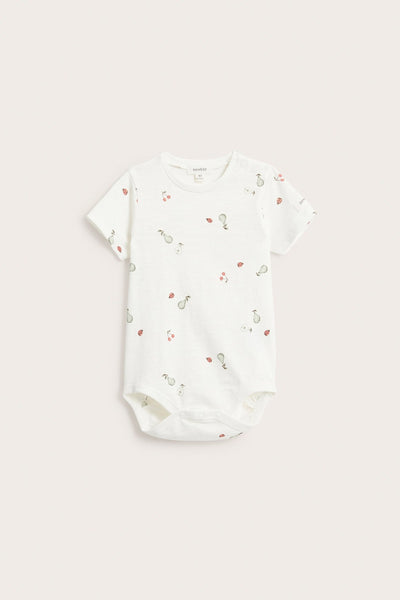 Baby short-sleeved knit bodysuit