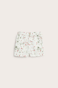 Kids wild strawberry woven shorts