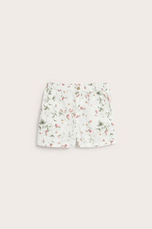 Kids wild strawberry woven shorts