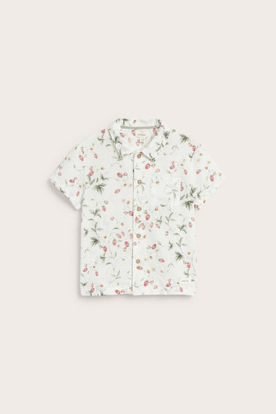 Kids wild strawberry print shirt