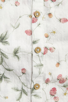 Baby wild strawberry print romper