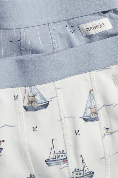 Kids sailing boat underwear (2-pack)