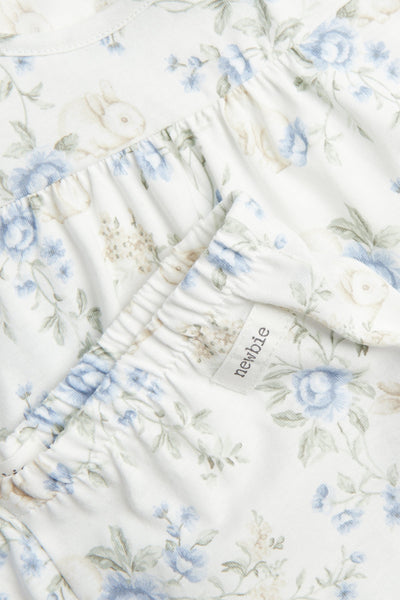 Kids floral pyjamas with frills