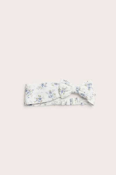 Baby white floral headband