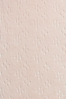 Baby pink eyelet tights