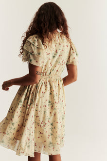 Women’s yellow wild strawberry dress
