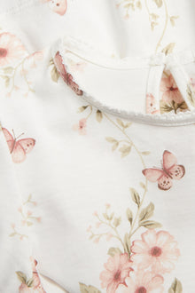 Kids butterflies peplum top