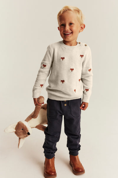 Baby & Kids beige knitted jumper