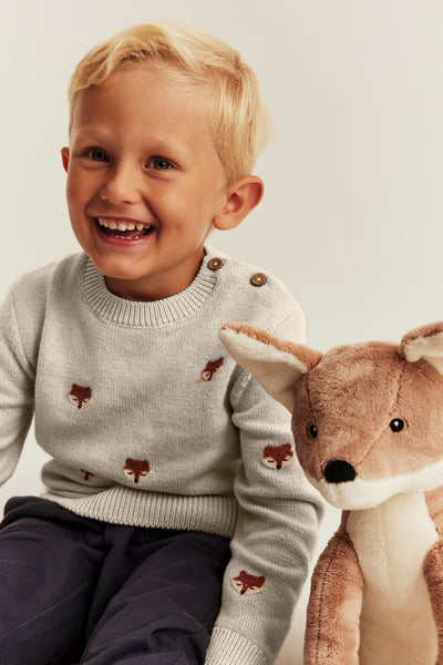 Baby & Kids beige knitted jumper