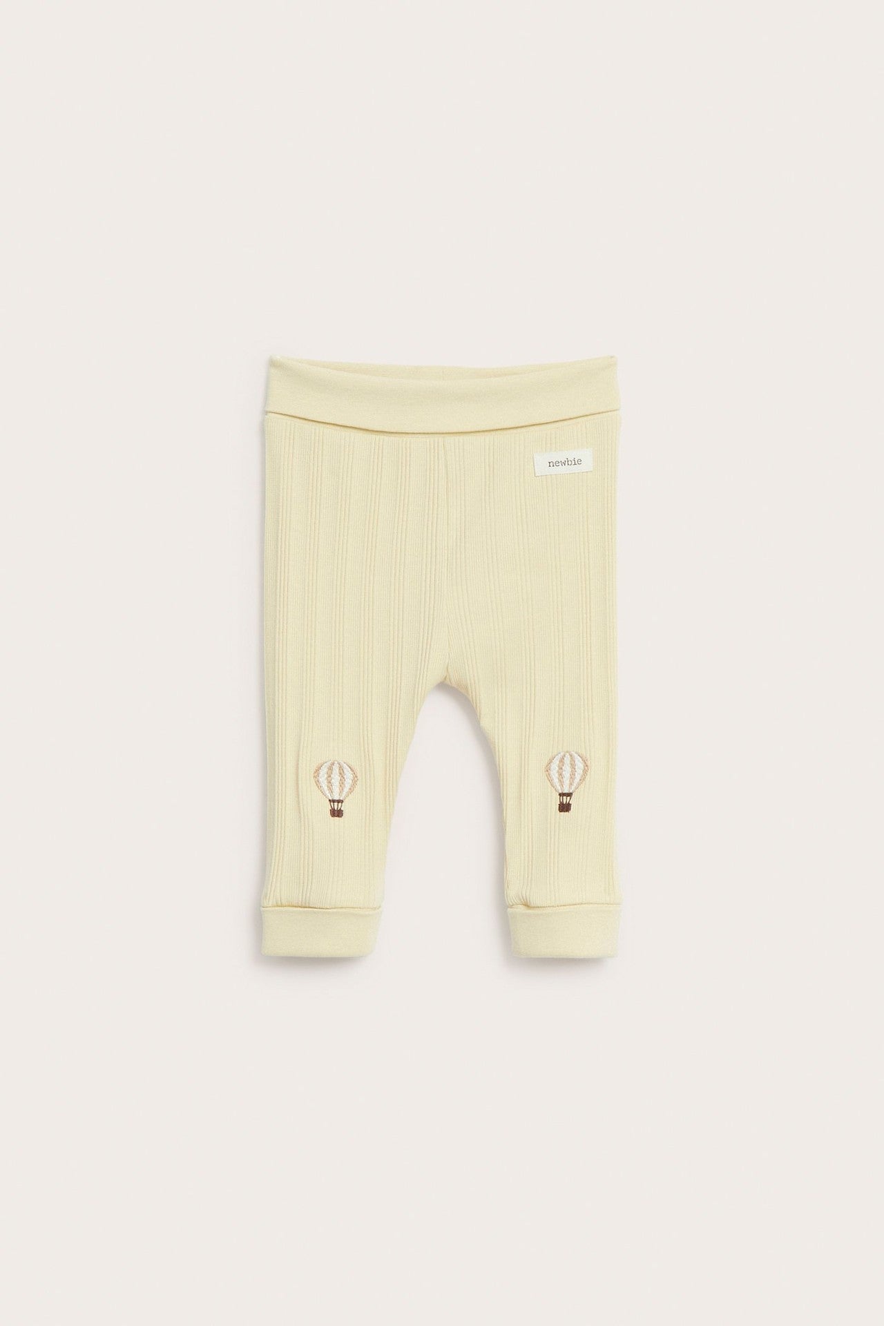 Baby yellow hot air balloon leggings