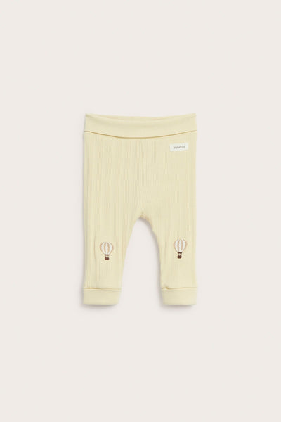 Baby yellow hot air balloon leggings