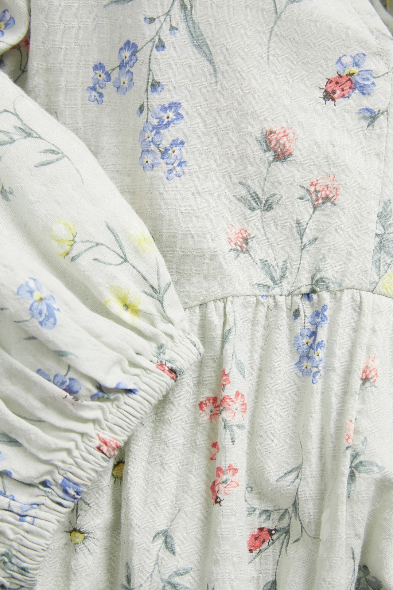 Women’s green floral cotton dress