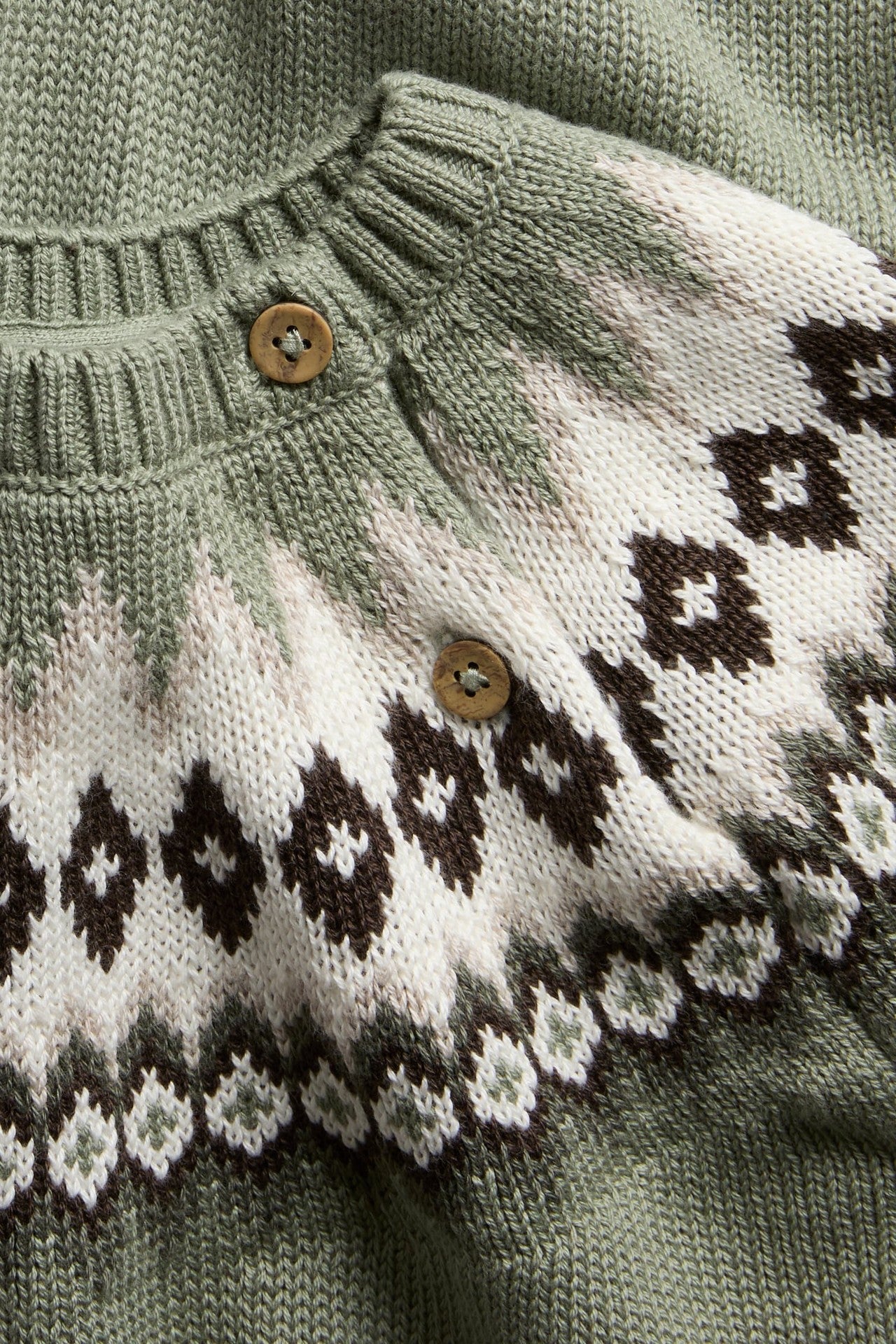 Baby & Kids green knitted jumper