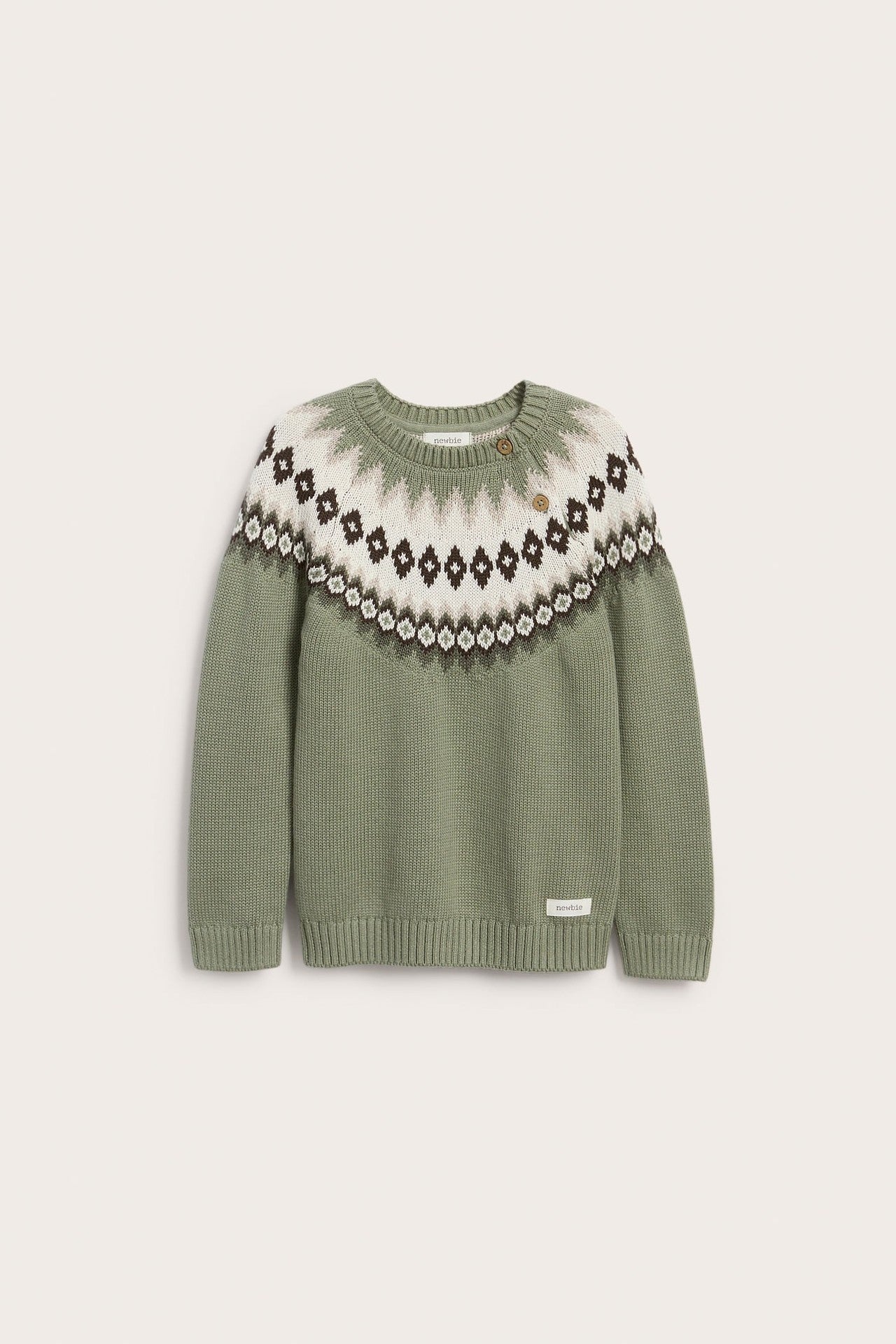 Baby & Kids green knitted jumper