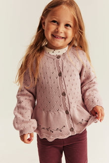 Baby & Kids embroidered knitted cardigan