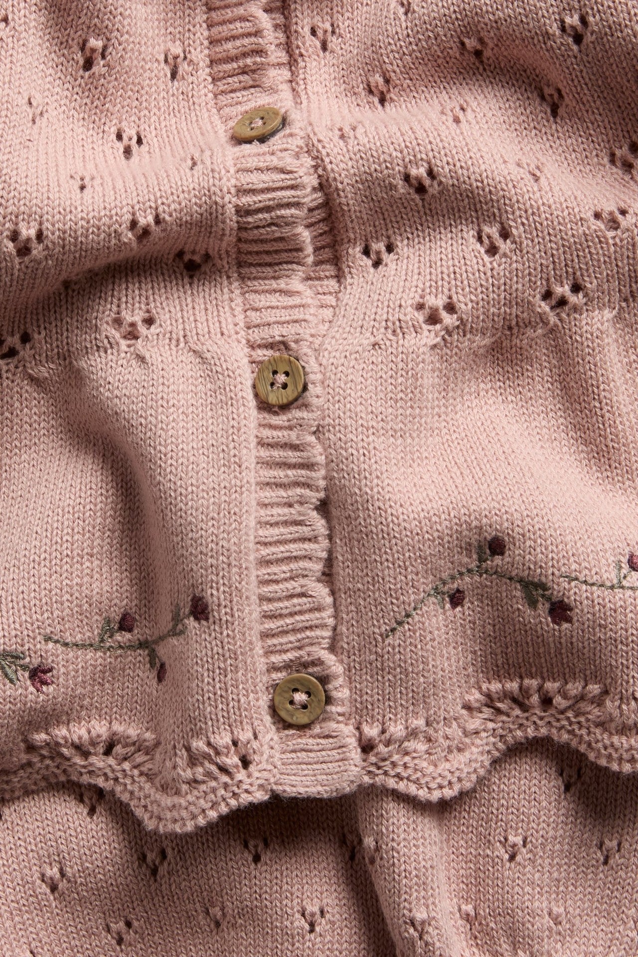 Baby & Kids embroidered knitted cardigan