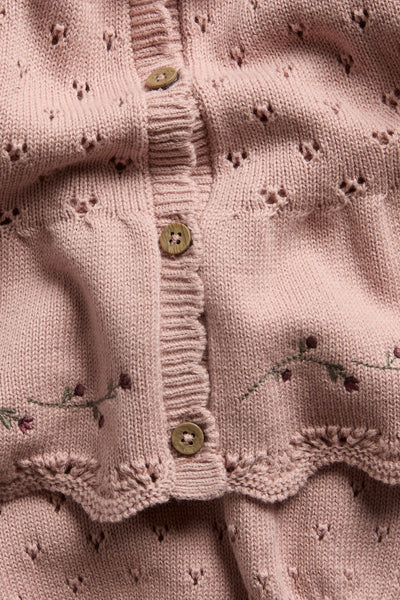 Baby & Kids embroidered knitted cardigan