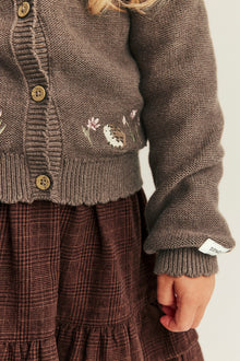 Baby & Kids brown knitted cardigan