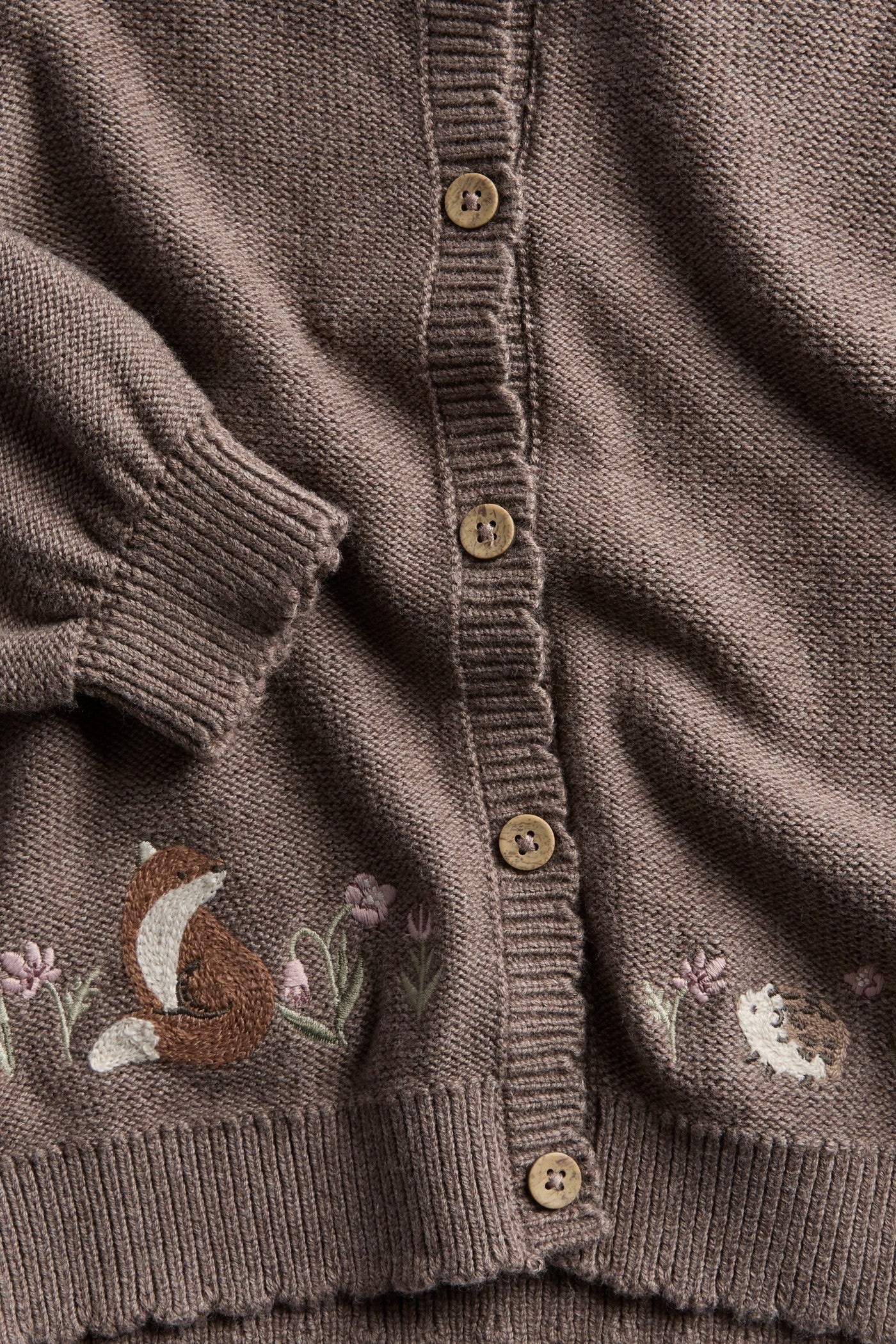 Baby & Kids brown knitted cardigan