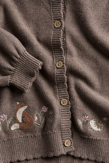 Baby & Kids brown knitted cardigan