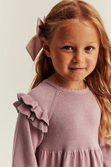 Kids pink frilled dress