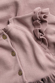 Kids pink frilled dress