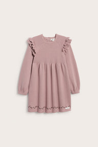 Kids pink frilled dress