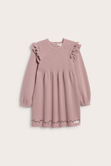 Kids pink frilled dress