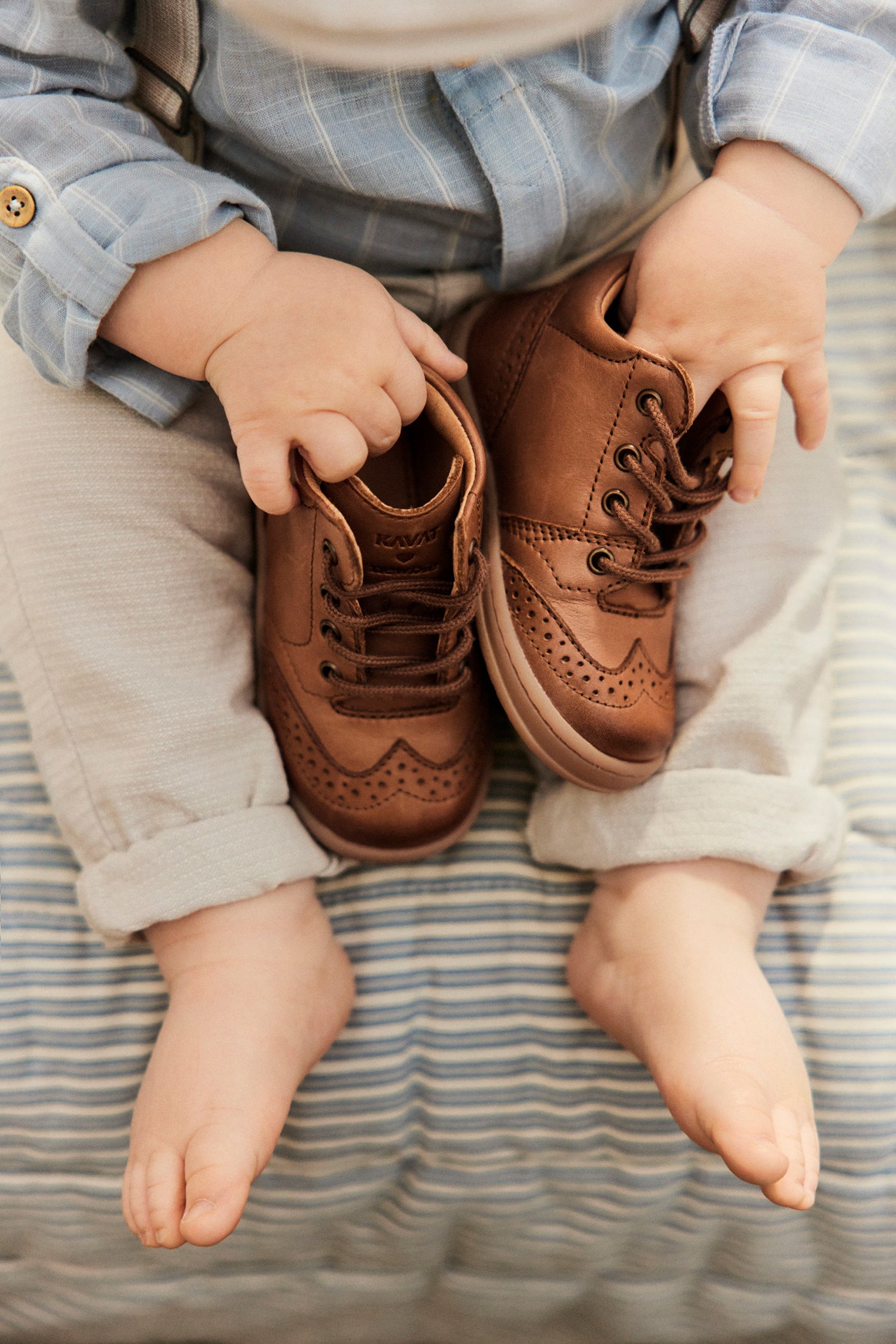 Baby brown pre-walker shoes Edsbro