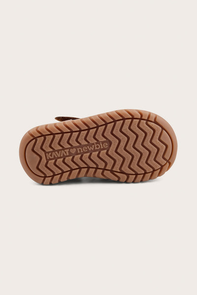 Kids brown leather strap sandal Hällevik