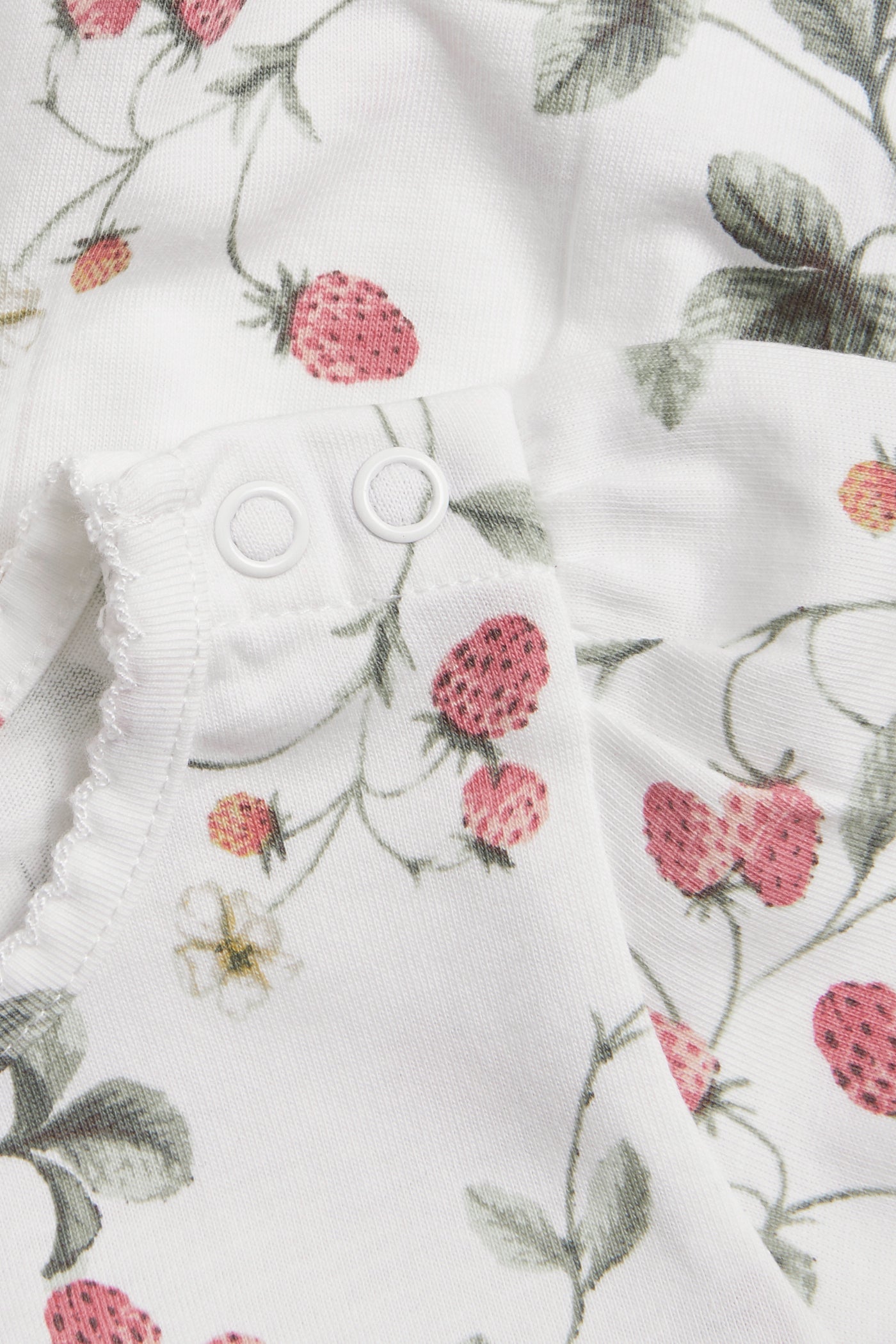 Baby wild strawberry peplum top