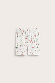 Kids wild strawberry cycling shorts