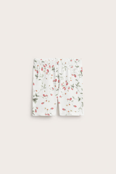 Kids wild strawberry cycling shorts