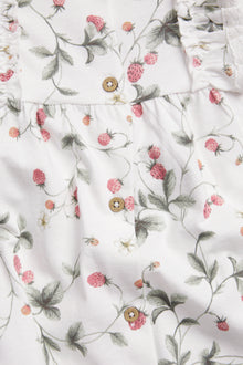 Baby wild strawberry romper