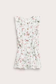Kids wild strawberry jumpsuit