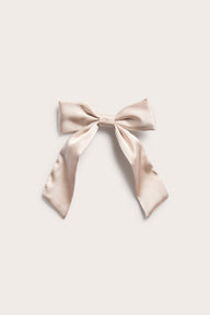 Kids pink hair clip with bow