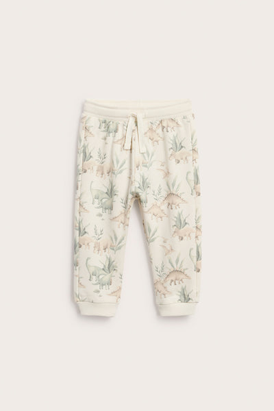 Baby dinosaur print joggers