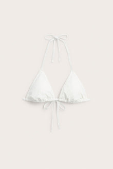 Women's white bikini top