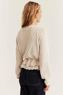 Women's floral cardigan